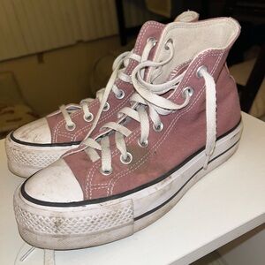 Converse Pink High-Top Sneakers